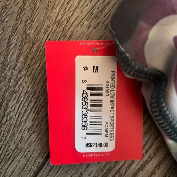 Spanx printed low impact sport bra - Picture 3 of 4